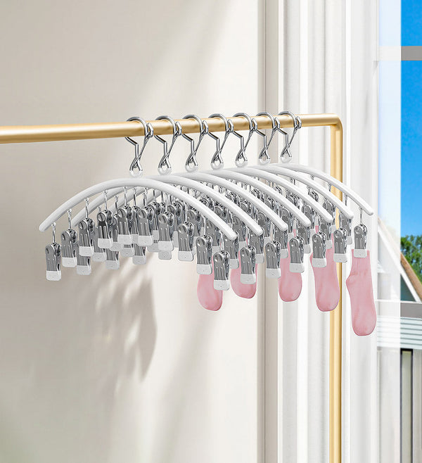 Joybos® Stainless Steel Laundry Drying Rack Windproof Clothes Hangers F247