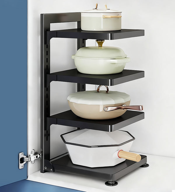 Joybos® Kitchen Pot Rack Multi-Tier Kitchen Storage Rack Adjustable Heavy Duty Metal Storage Rack F261